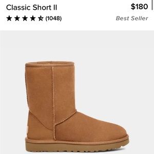 UGG Boots Classic Short II size 8 Chestnut